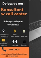 Specjalista ds. telefonicznej sprzedaży / Warszawa Ursus / 3500 - 6500zł